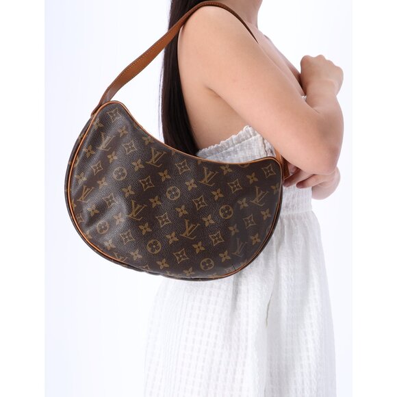 Louis Vuitton Handbags - Louis Vuitton Monogram Croissant MM M51512 Brown Shoulder Bag